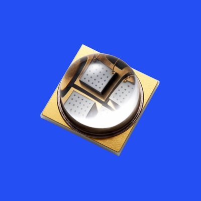 7.0*7.0mm 365-370nm Diodo UV LED 60 Deg Lente clara Diodo UVB LED